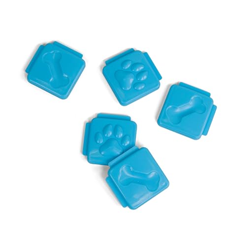 Outward Hound Nina Ottosson Nina Ottosson Extra Tiles for Dog Puzzles Challenge Slider & Multipuzzle - 5 Pack, Blue option