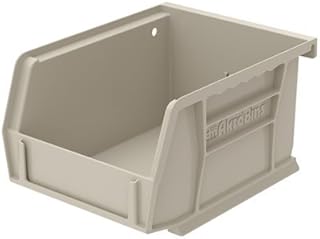 AkroBin Hanging, Stacking Plastic Storage Bin. 5-3/8