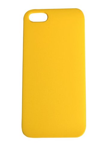 GRATINC Case for iPhone 5/5S - yellow- Retail Packaging