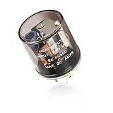 DXNQ LED Flasher Relay, 12V Heavy Duty 2 Pin Electronic Turn Signal Light Relay, Two Prong Relay Fixes Turn Signal Bulbs Hyper Flash for Car Motorcycle Truck, Car Accessories