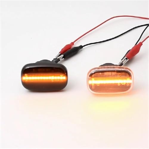 Luces intermitentes LED de panel lateral para viajar seguro en Hilux 4