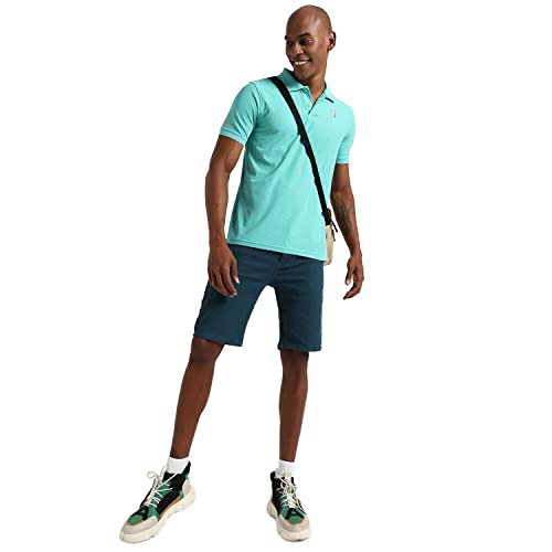 Image of Campus Sutra Men's Polyester Regular Fit T-Shirt
