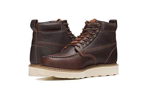 King Rocks Men's Moc Toe Construction Boots Work Shoes4
