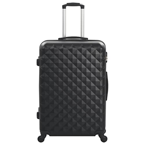 CHARMMA Hardcase Trolley Set 3 pcs Black ABS,Suitcases-918863