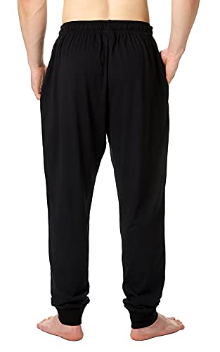 Bintangor Men's Jogger Pajama Pant Cotton Lounge Sleep Bottoms3