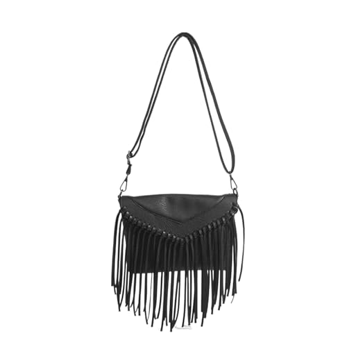 Sac à bandoulière pompon au style d'été vintage chic avec finitions soignées
