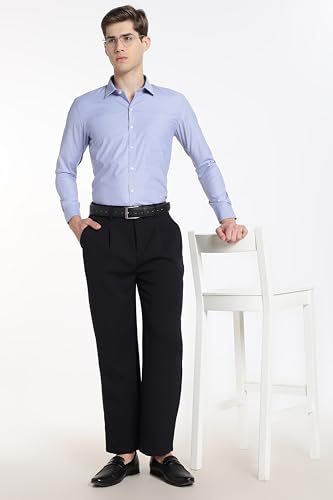 Image of Men's Solid Formal Shirt | Premium Cotton Rich Full Sleeves Shirt | Comfort Fit Office Wear Shirt with Single Chest Pocket | Stylish Casual & Formal Shirt for Men
