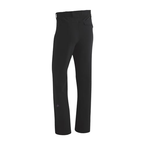 Maier Sports Herrmann, Herren Wanderhose, Wasserabweisende Outdoorhose für Trekking und Hiking, PFC-frei, mSTRETCH pro 2 & Dryprotec, Schwarz, 52 (W34/L32)