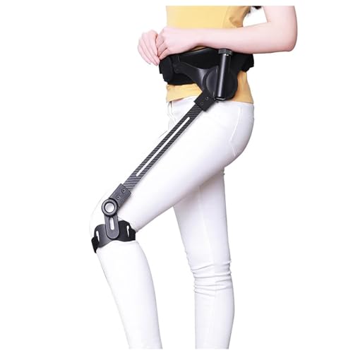 Béquilles Walker Mains Libres en Carbone | Soulagement du Genou Taille L
