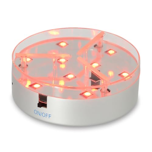 Base de pantalla LED para iluminar figuras oscuras en vitrinas de hogar 7