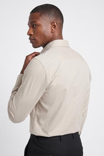 Image of Van Heusen Mens Shirts (VSSFSL10003173 Cream 48)