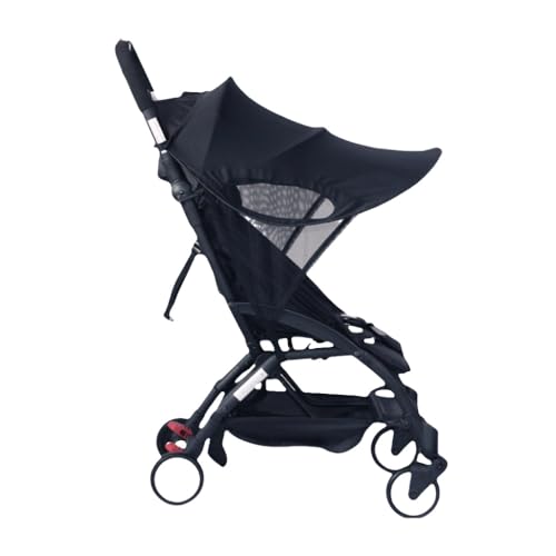 Universal Baby Stroller Sun Shade Sun Rain Shade Blackout Blind Canopy Cover Anti-UV Sun Protection Shield Awning Parasol Sun Umbrella for Strollers Car Seat Pram Buggy Pushchair