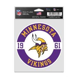 Sticker Minnesota Vikings Patch 9,5x12,7 cm pour fans de football US