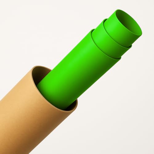 Image of SMILEDRIVE PVC Green Screen Backdrop, 60 x 120 cm | Wrinkle-Free, Chroma Key Sheet, Waterproof, For Streaming, Video Calls, Photography
