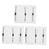 Cabilock 3stücke Teiliges Dentalstuhl Fußpolster Waschbare Langlebige Stuhlfußschoner Rutschfeste Transparente Kissen Geeignet Für Zahnärztliche Praxis Und Klinik