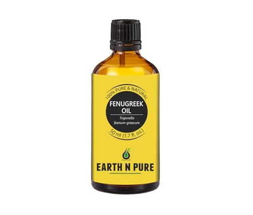 Image of Earth N Pure Fenugreek Oil | 100% Pure & Natural | Cold Pressed | Scalp Nourishment, Soft Hair & Smooth Skin | 50ml