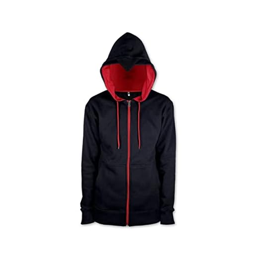 Ubi Workshop Assassin's Creed Beaked Zip Hoodie Black X-Small