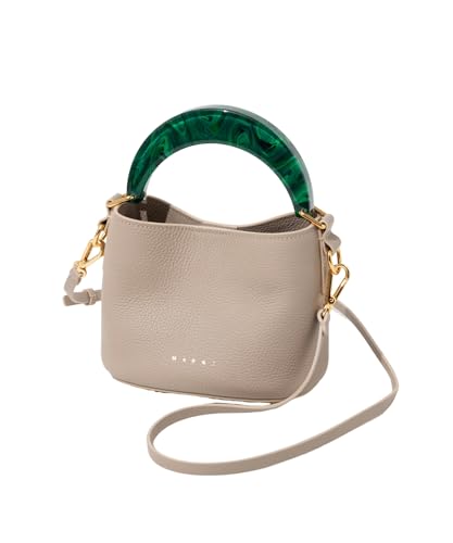 [マルニ] ショルダーバッグ SCMP0078U0LV688 VENICE ヴェニス レディース LIGHT CAMEL/SPHERICAL GREEN/BLACK [並行輸入品]