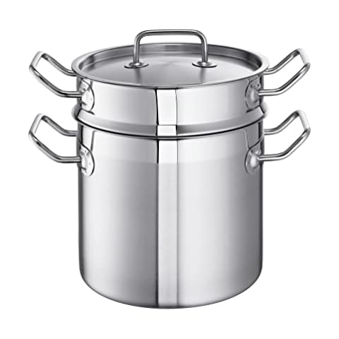 Schulte-Ufer 6457-20 i Spagettitopf Profi-Line i, 20 cm, 5,00 l, Edelstahl Cover