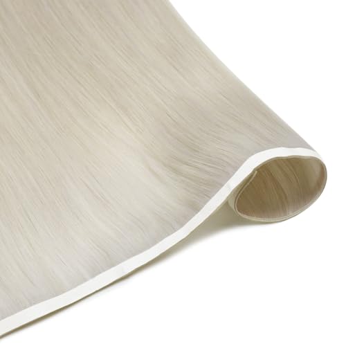 Image of LaaVoo Tape in Weft Hair Extensions Platinum Blonde Genius Tape ins Hair Extensions Human hair Tape in Blonde Seamless Hair 18 inch 50G