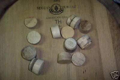 Oak wine barrel Bunghole Plug By Wine Barrel Creations