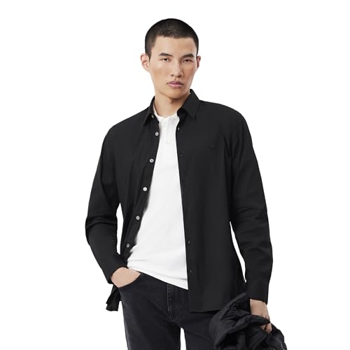 Lacoste Men's Slim Fit French Collar Stretch Shirt2