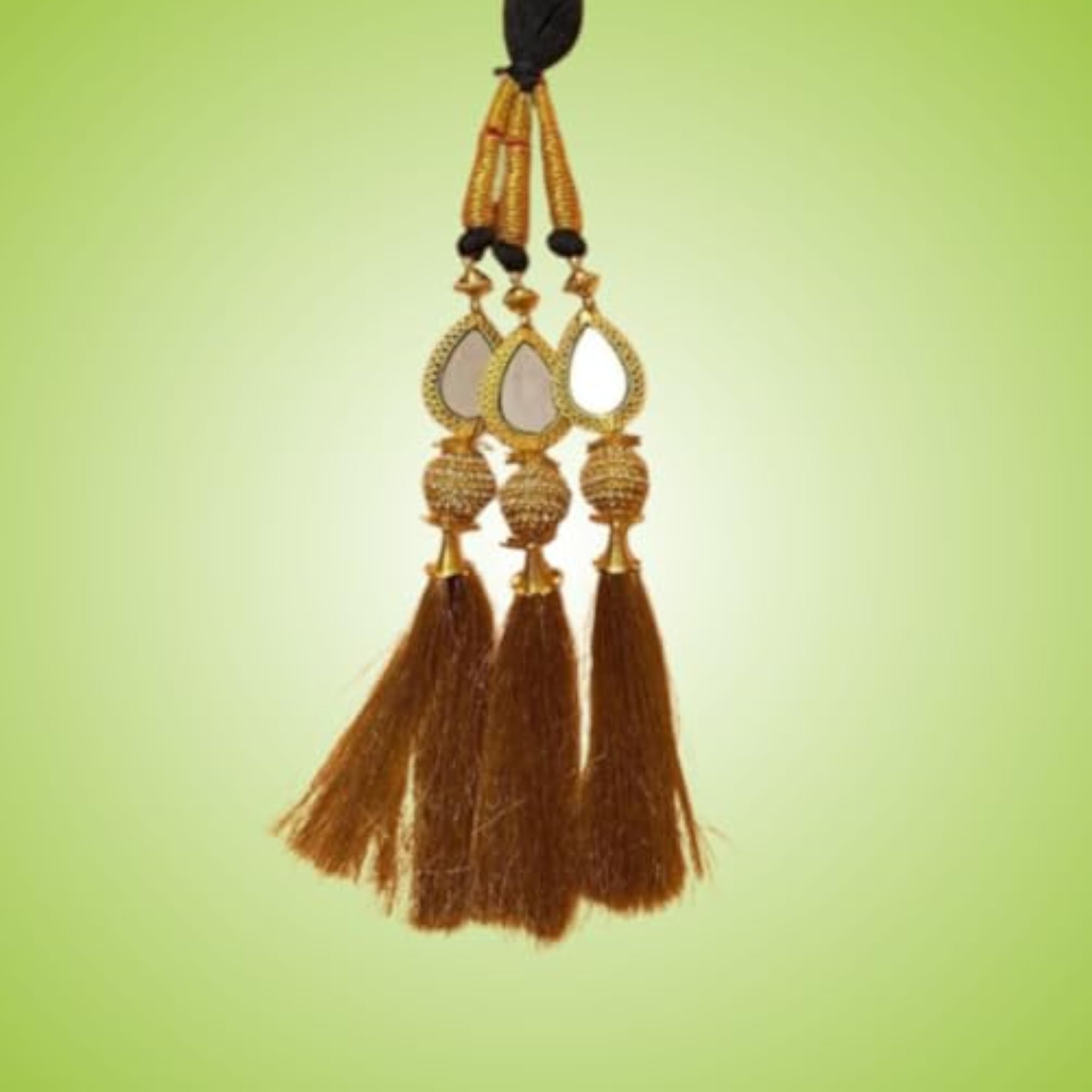 Bridal Mirror Paranda Braid Extension Hair Accessory