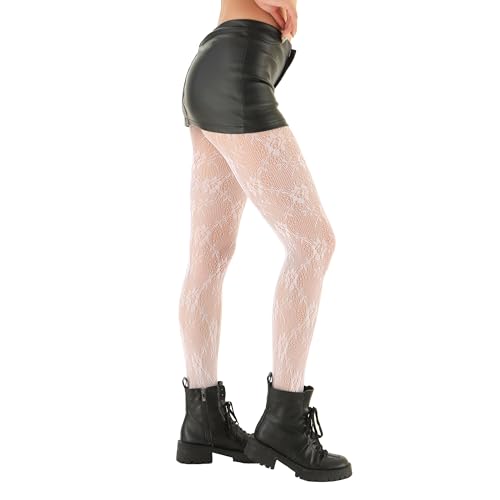 Image of EVERSWE High Waist Fishnet Tights, Thigh High Suspender Stockings