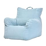 [Calidad Premium] Hecho de lino de algodón de alta calidad, muy suave, cómodo y muy duradero. Esta tela de nuestra funda para silla Bean Bag ha sido cuidadosamente seleccionada por su calidad y facilidad de uso, es transpirable y lavable a máquina, y está cosida plana para mayor resistencia y durabilidad.