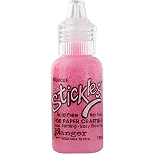 Ranger Stickles Glitter Glue .5oz-Hibiscus