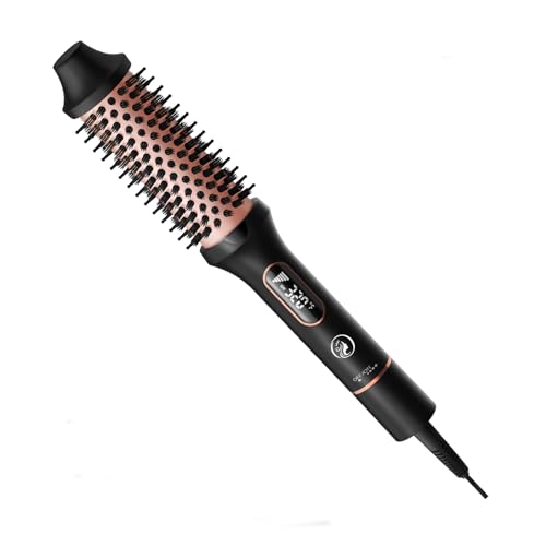 CINOSTAR Heated Round Brush for Blowout Look Volumizer, 1.5 inch
