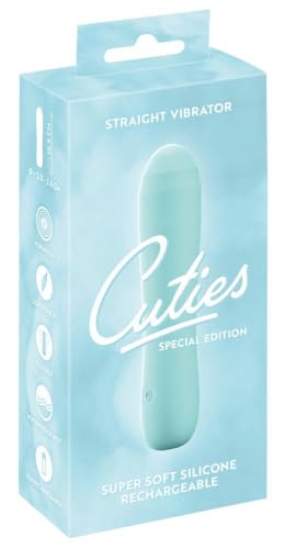 Cuties Vibrateur droit Vibromasseurs classiques Turquoise 16.4 cm/2.8-3.6 cm