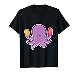 El pulpo kawaii sosteniendo paletas es perfecto para los amantes del calamar y cualquier adorable cosa de estilo kawaii