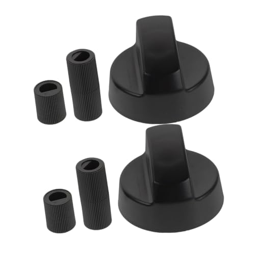 BIUDECO Control Knobs Replacement with Adapters for Oven Stove Cooktop Burner Precise Temperature Control Heat-Resistant Fit for Various Gas Grill Models and Kitchen Appliances