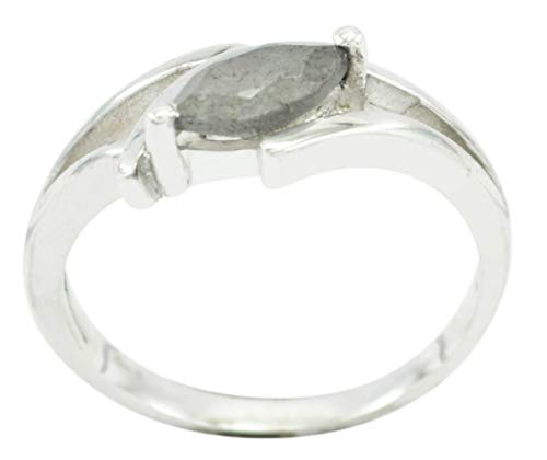 Cadeau en argent 925 avec bague pierres naturelles pour elle