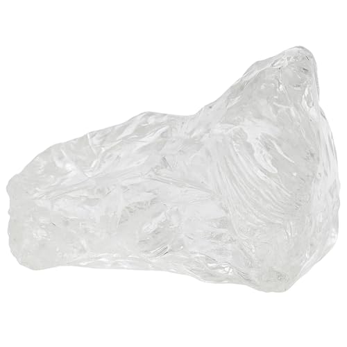 Image of Amazing Gemstone 2 Pieces Premium Grade Clear Quartz Raw Crystals and Healing Stones, Natural Rocks for Tumbling and DIY Raw Stones and Crystals