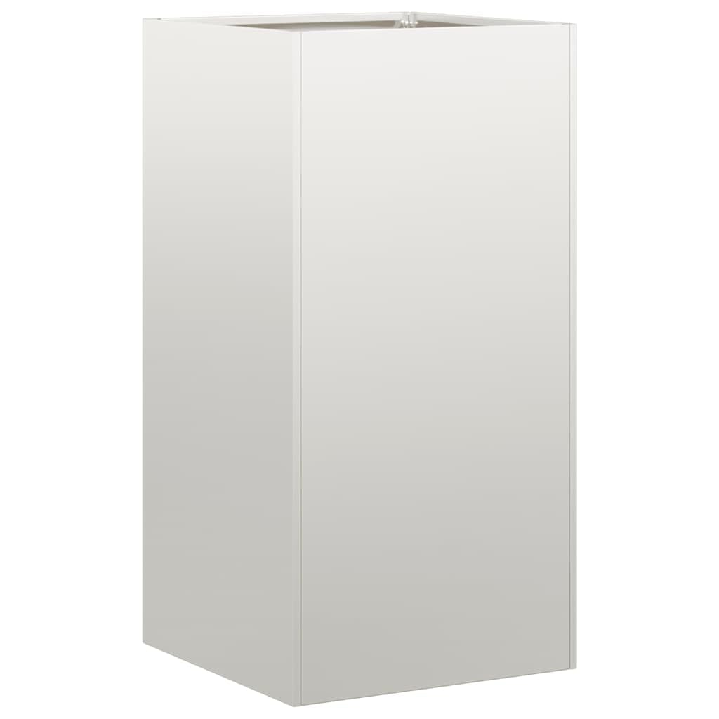 vidaXL Planter 40x40x80 cm Stainless Steel — image 1