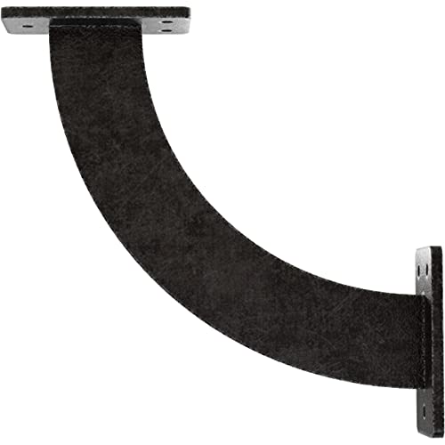 2"W x 9"D x 9"H Bradford Steel Bracket, Antiqued Pewter by Ekena Millwork - Image 4