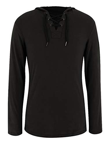 Yuccalley mens Casual,hooded Casual, Hooded