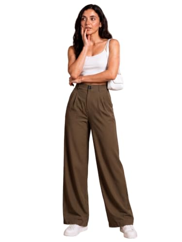 Image of Womens NS Lycra Korean High Waist Straight Pants