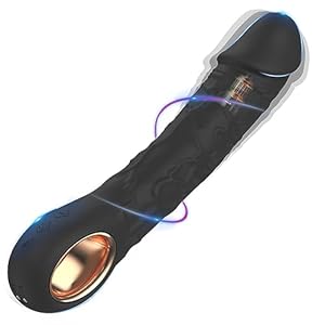 Dildo Vibrator für Sie Klitoris Leise, Vibration für Frauen Sex Spielzeug für die Frau Extrem mit 10 Vibrationsmodi und Stärksten Modus, Vibratorstarb Diloschwanz für Frauen Männer Paare 22cm