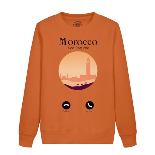 Sweatshirt enfant Morocco is Calling Me en coton pour garçon et fille
