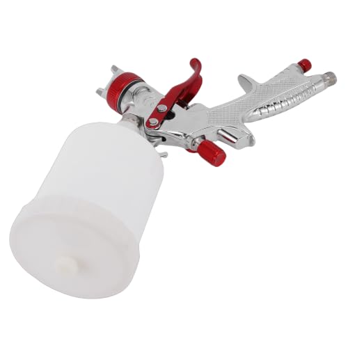 Pistola HVLP por gravedad LiebeWH de 1,4 mm con boquilla de latón y vaso de 600 cc