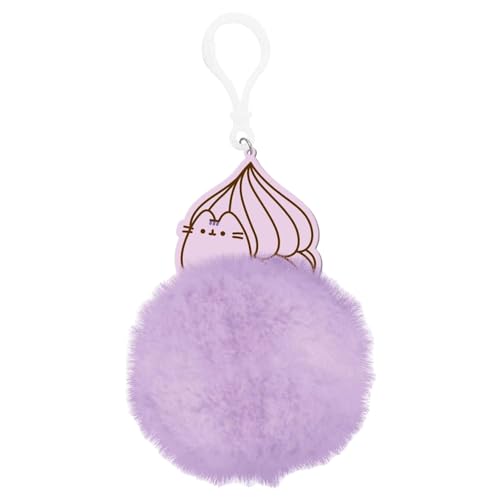Porte-clés à pompons Pushheen (lavande)