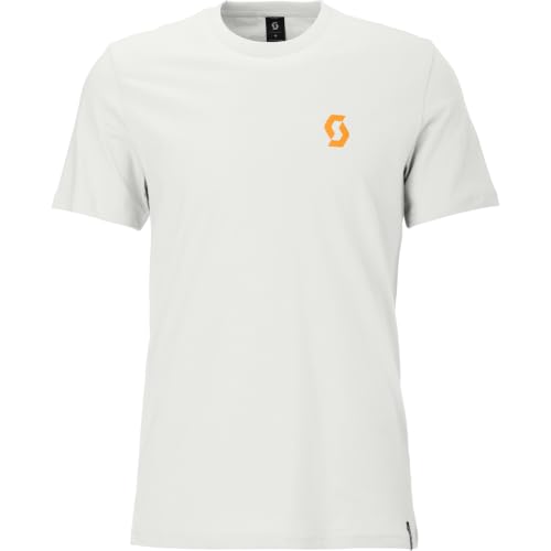 T-shirt de loisirs blanc Scott Backprint vêtement streetwear casual en coton