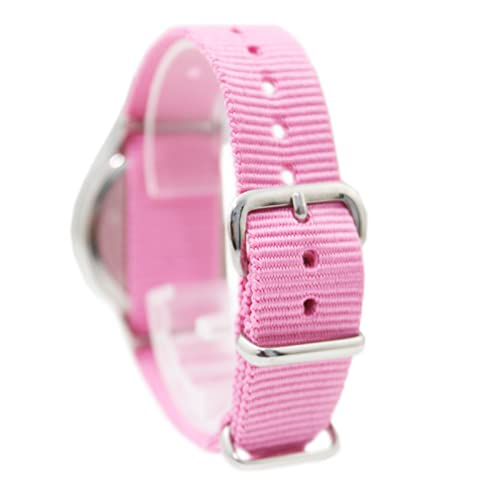 Kids Analog Quartz Wrist Watch Girls Boys Learning Watch 2pcs Change Interchangeable Textile Strap,Learning Read Time…3
