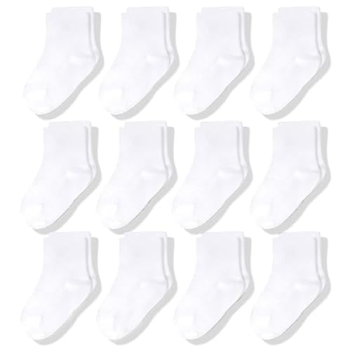 CozyWay Baby & Toddler Crew Socks - Stay-Put Fit with