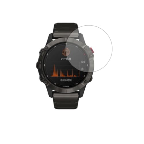 [2���Z�b�g] ClearView GARMIN fenix 6 Pro Dual Power�p[ �h�� �N���A ] �t�� �ی� �t�B���� ���{��