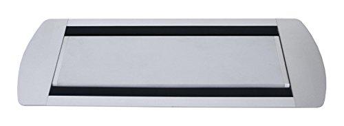 Impecgear Power Plug in-Desk Power Center Table Top Grommet Furniture Power Data Center (Black/Silver in Lay)