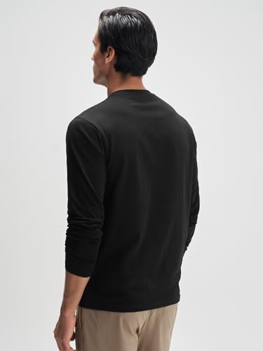 Image of XYXX Men's Solid Cotton T-Shirt | Round Neck Tshirt | Full Sleeves | Solid-Regular Fit Tshirt for Men